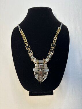 Retired Stella & Dot "Mix It Up" Crystal Statement Necklace